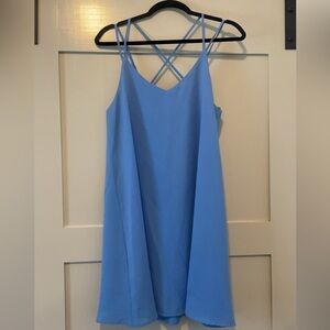 Periwinkle shift dress
